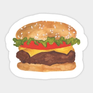 Hamburger Sticker